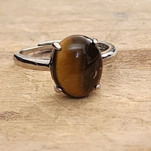 Tigers eye ring